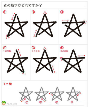 五角星图案解锁教程图片