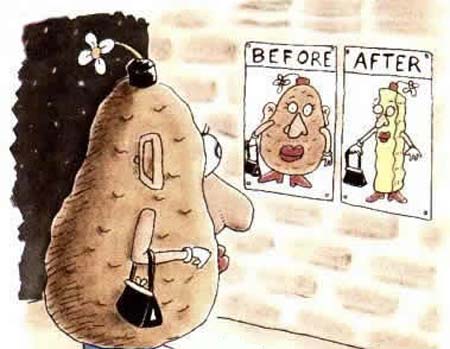 吸引土豆的瘦身广告